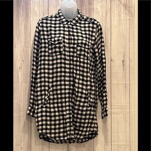 FOREVER 21 Long sleeve tunic- shirt/ size M